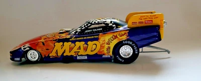 1998 Pontiac Funny Car "ASSINADO" Jerry Toliver MAD MAGAZINE 1:24 Diecast - Imagem 1 de 4