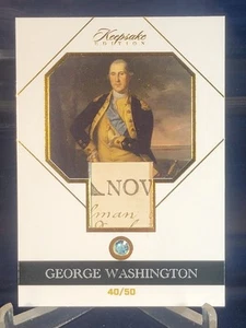 2023 Keepsake Historical Edition George Washington Vintage Hand Written Document - Picture 1 of 7