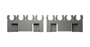 Ford Valve Cover Mounted 7.5mm Silver Spark Plug Wire Separators 1965-1977 Ford - Imagen 1 de 2