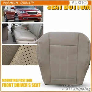 For 2011-2016 Chrysler Town & Country Driver Left Bottom Seat Cover beige Tan US - Picture 1 of 18