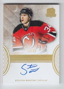 2016-17 UD THE CUP STEVEN SANTINI RC AUTO DORADO 13/36 autógrafo Rookie Devils - Imagen 1 de 1