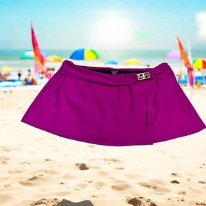 Catalina swim XL 16 berry skirt bottom swimming purple cruise summer beach - Picture 1 of 7