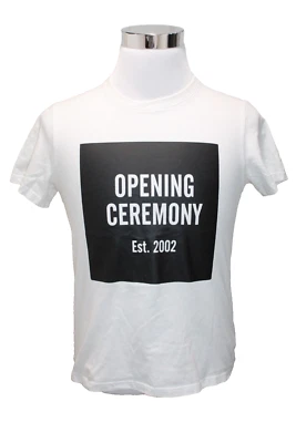 Ceremonia de Apertura Reverso Caja Logo Doble Cara Hombre Talla S Blanco y Negro Foto 1 de 4