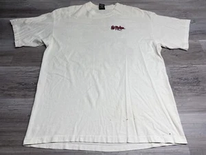 Vintage No Fear T-Shirt 90s Surfer Skater Tee Roses Barb Wire Double Sided Sz XL - Picture 1 of 12