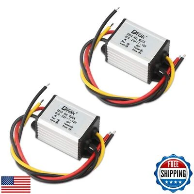 DROK Waterproof DC Buck Converter Voltage Regulator 8-22V to 3-15V 5V 12V 3A  - Image 1 of 4