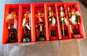 Three Sets of 6 Wooden Nutcrackers Brand New burton & Burton - Picture 1 of 1