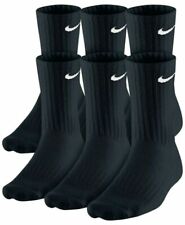 Nike Plus Cushion Socks 6-Pair L (Men's 8-12 / Women's 10-13) Black
