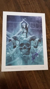 2018 SDCC COMIC CON TOR SHERRILYN KENYON DEADMAN WALKING SIGNED AUTO PRINT /1800 - Picture 1 of 1