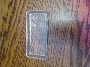 VINTAGE GLASS INSERT FOR BUTTER DISH - GLASS INSERT ONLY - Picture 1 of 7
