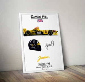 Damon Hill Jordan J198 F1 estampado - Scuderia GP - Imagen 1 de 1
