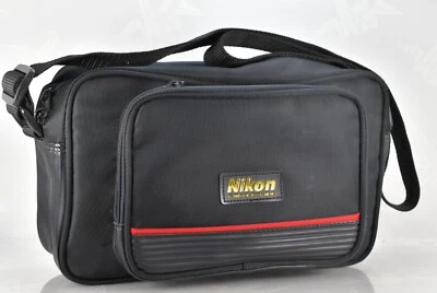 🌸[MINT] Genuine Nikon Camera Lens Shoulder Bag Gold Letters Red Line From Japan - Image 1 of 4