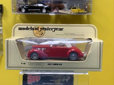 MATCHBOX MODELS OF YESTERYEAR ( Y-18 )1937 CORD 812 - Image 1 of 4