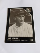 1991 CONLON COLLECTION TSN - JOE SEWELL #275 NEW YORK YANKEES