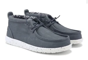 Hey Dude Wally Mid Canvas Grey - Picture 1 of 6