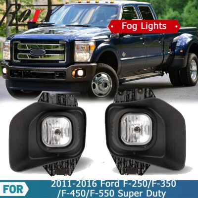 Kit completo de luces antiniebla transparentes Super Duty para Ford F250 F350 F450 2011-2016  Foto 1 de 4