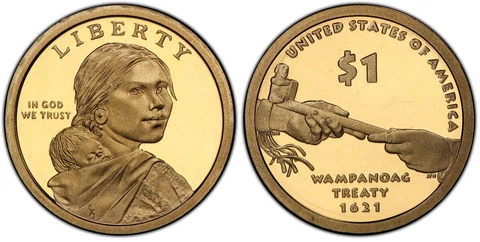 2011 S SACAGAWEA GEM PROOF DOLLAR COIN  **DIRECT FROM SET & FREE SHIP #2011S Cover