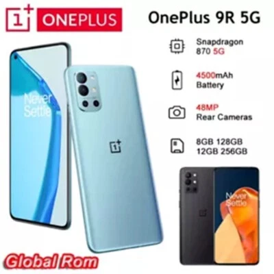 OnePlus 9R 5G Dual SIM 128/256GB ROM 8/12GB RAM Snapdragon 870 4500mAh Android - Imagen 1 de 4