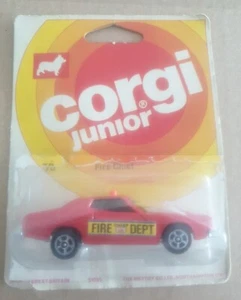 CORGI JUNIORS NO.56 FIRE CHIEF Original Blisterkarte Starsky Hutch Gran Torino - Bild 1 von 6