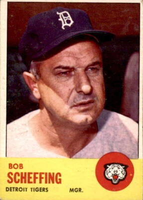 1963 Topps #134 Bob Scheffing MG EX (REF 16160) - Image 1 of 2