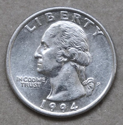 1994 P Washington quarter Cover