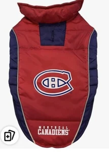 Pets First NHL Montreal Canadiens Puffer Vest.Size Large - Picture 1 of 3