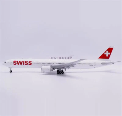 for JC Wings for Swiss for Boeing 777-300ER HB-JNG Flaps Down 1:200 Pre-built - Image 1 of 3