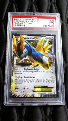 Cobalion-EX Black and White Plasma Storm 93/135 PSA 9 - Image 1 of 2
