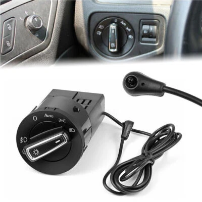 Car Headlight Switch Module Light Sensor For VW Passat Polo Tiguan T4 T5 Bus - Image 1 of 4
