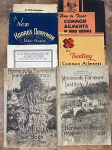 Lot Early Farming Books: MN Farmers Institute Annu. 1924 & ‘26 Hoard’s Dairy + - Picture 1 of 5