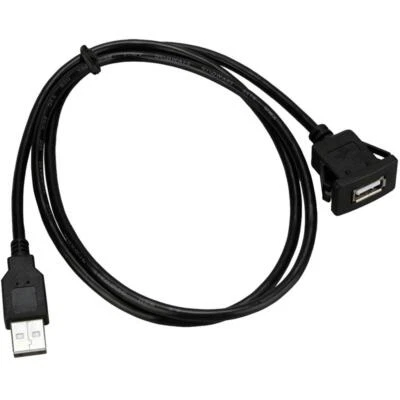 USB 2.0 mountinging Extension Cord Cable Suitable for Motorcycle - Image 1 of 4
