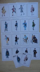 POCHETTE LABO DIFRAREL CHIBRET FACTEUR D'HIER ET D'AUJOURD'HUI COSTUME UNIFORME - Picture 1 of 1