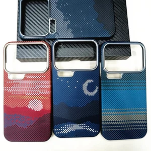 Aramid Carbon Fiber Magsafe Case Xiaomi 17 Pro Max Sunset Starry Sky Armor Cover - Bild 1 von 33