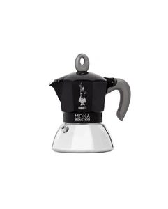 Bialetti Moka induction caffettiera nera 2 tazze - Picture 1 of 1