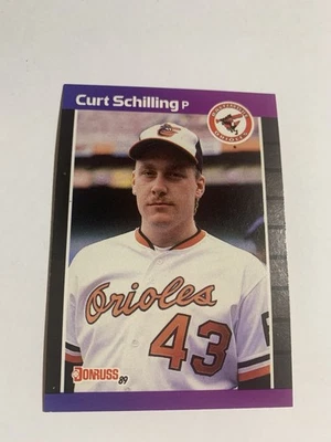 Donruss 1989 - Curt Schilling #635 *Denota junto al rendimiento (RC) Foto 1 de 2