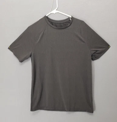Champion Shirt Mens Medium Gray Athletic Performance Short Sleeve Crewneck Tee - Image 1 of 4