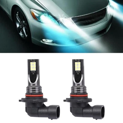 Super White 6000K 2x 9006HB4 LED Fog Light Bulbs to Upgrade Your Headlight - Image 1 of 4