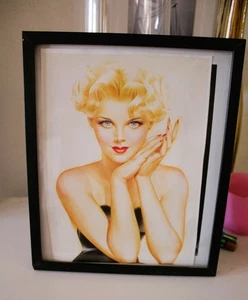1940's Magazine print Alberto Varga 8 x 11 Print Art Pinup Playboy Blonde Bomb - Picture 1 of 4