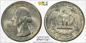 PCGS MS67 1937 Washington Quarter - Picture 1 of 3