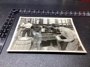 Chris Craft Boat B&W PHOTO UNSEEN EARY EL ECKFIELD CHRIS SMITH ? Engines Pistons - Picture 1 of 11