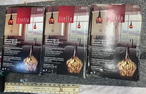 Lot Of 3 New Tiella Calico Pendant Kit  232710 Model # 800PND1TBZ Free Shipping - Picture 1 of 6