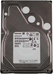 Toshiba MG08ADA400E 4TB 3.5" SATA 6Gbps 7.2K HDD – Enterprise-Class Drive - Picture 1 of 1