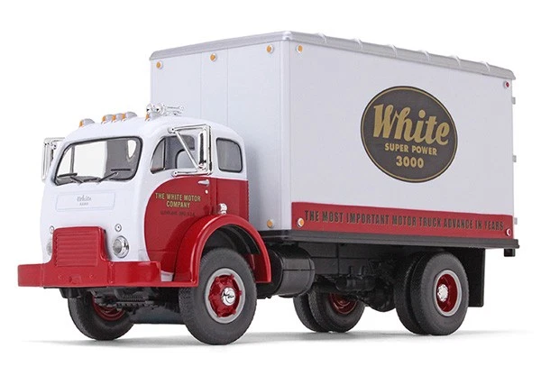 First Gear 10-4084 1:34 1953 Super Power 3000 COE Delivery Van in White - Image 1 of 1