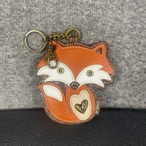 Chala Bolsos Imitación Cuero Caprichoso Zorro Rojo Monedero Llavero Llavero - Imagen 1 de 3