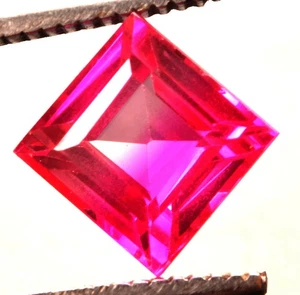 9.85 Cts. Natural Brazilian Bi-Color Tourmaline Square Shape Certified Gemstone - Picture 1 of 4