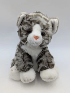 Ganz Gray Tabby Cat Plush Kitten 8 Inch Stuffed Animal Toy 244398 - Picture 1 of 8