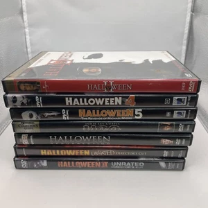 Halloween DVD Collection Michael Myers Lot Horror Collection 7 Films Scary - Picture 1 of 8