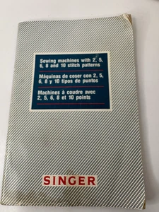 Sänger Anleitungsbuch für Modell 2.5.6.8. und 10 Stichmuster KOSTENLOSER VERSAND - Bild 1 von 24