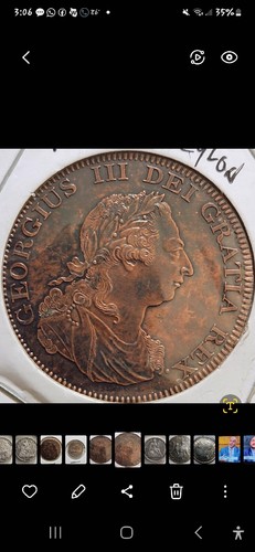 1808 George III, Proof Crown Proof, 1 Ceylon | eBay