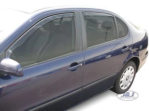 Juego de 4 deflectores de viento para Seat Toledo Mk2 1999-2005 ahumados tintados Heko - Imagen 1 de 8