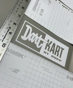 Dart Kart Rupp SEAT STENCIL minibike mini bike gokart go kart cart - Picture 1 of 3